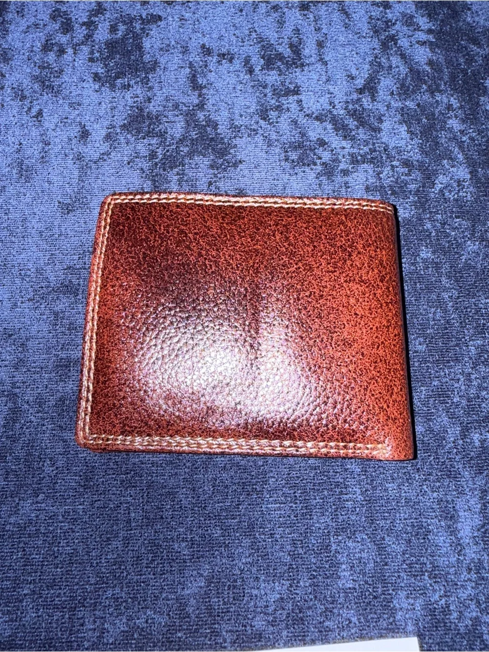 NKSK Craft Brown Leather Bi-Fold Wallet